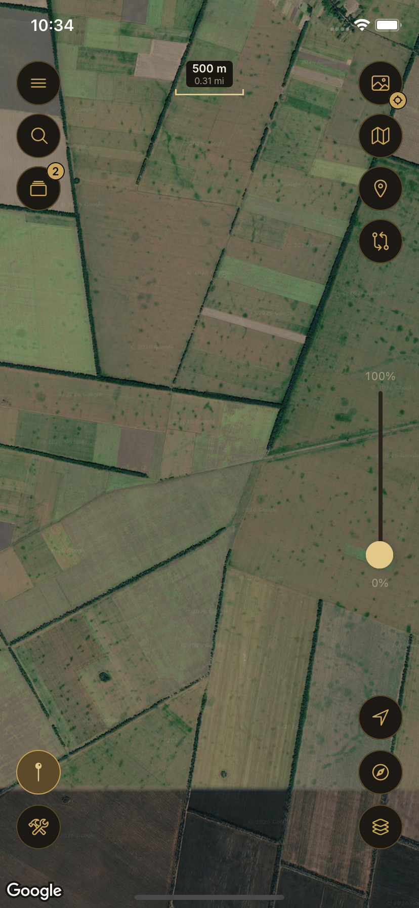 Georeferencing a personal map in the Old Ways app
